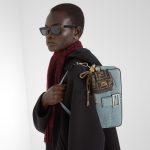 FENDI Baguette® Mercury blue nubuck leather Selleria bag with 612 hand-sewn topstitches - Image 7